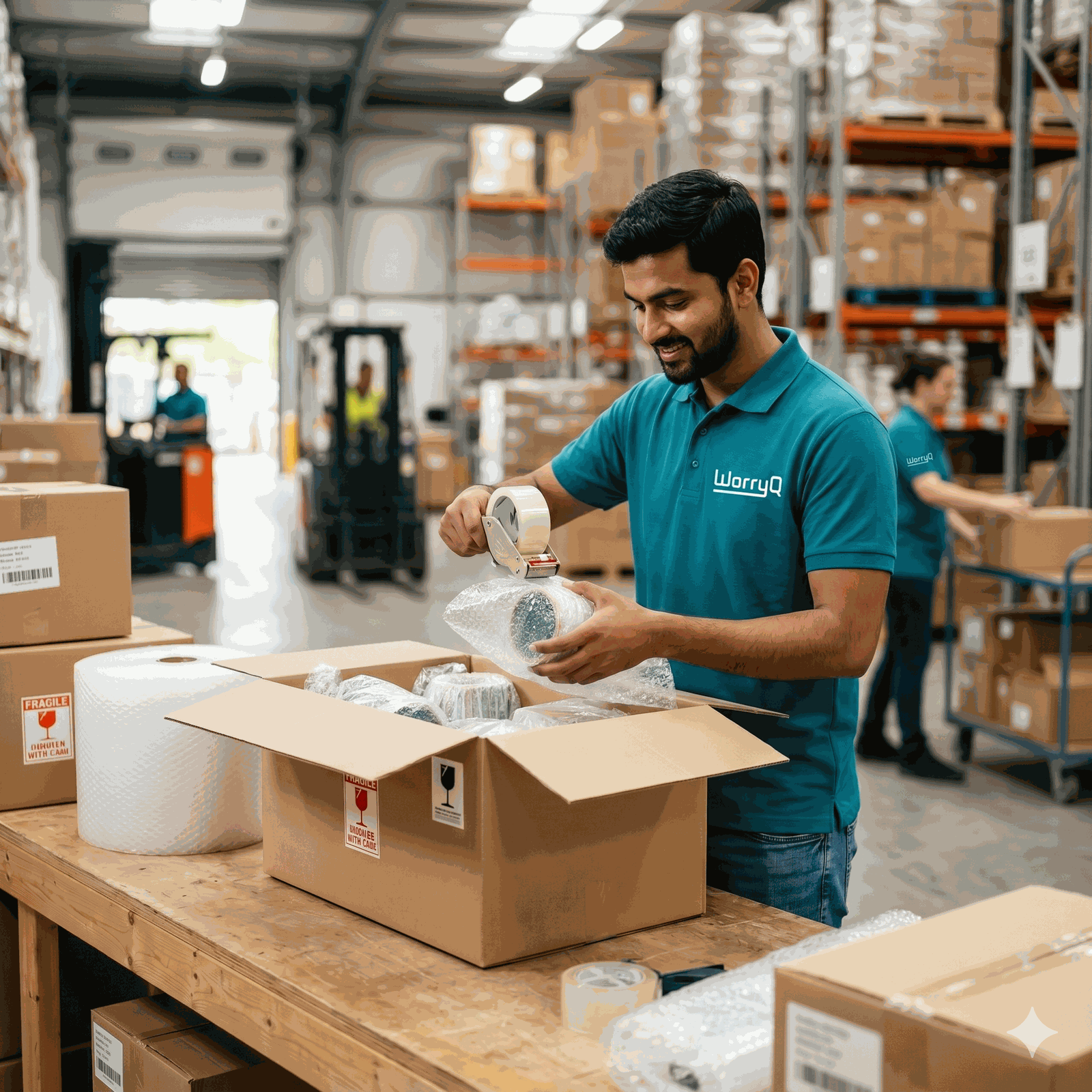 Professional packing helpers for warehouses and businesses in Ahmedabad