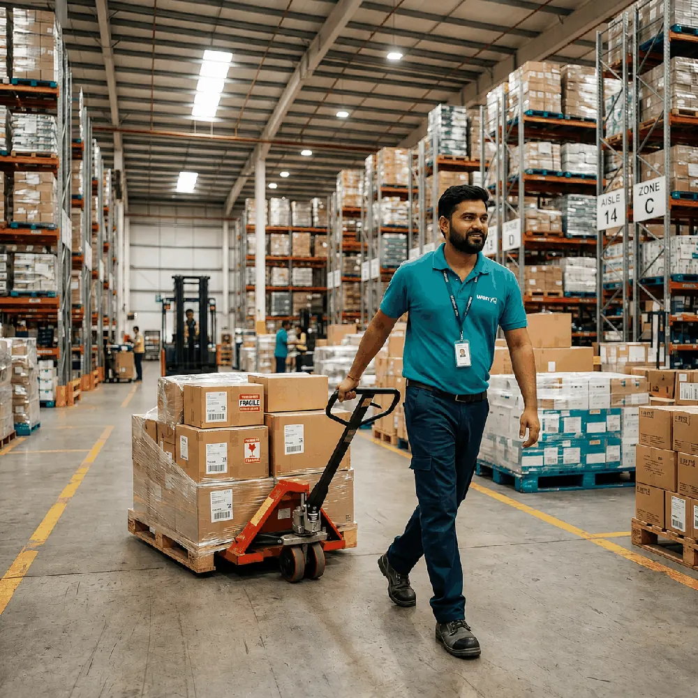 Warehouse labour supply in Ahmedabad GIDC — WorryQ